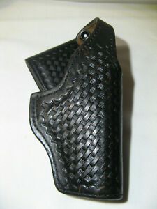 Gould &amp; Goodrich B717 590W Duty Holster for S&amp;W 469 669 Right Hand Black Leather