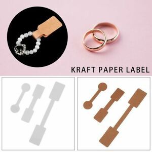 Ring Tags Bracelet Hangtags Self-adhesive Stickers Jewelry Price Labels