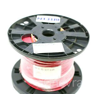 Belden 8866-002-500 Red Insulated Lead Wire High Voltage Cable, 18 AWG - 500 ft