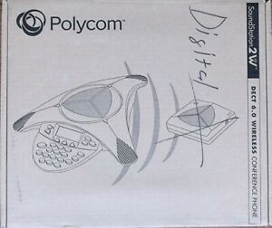 Polycom SoundStation 2W Conference Station DECT 6 P/N 2200-07880-160 Barely Used