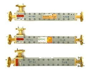 HUGHES 45323H-1103/1110/1120 40-60GHz WR-19 U-BAND 3/10/20dB Directional Coupler