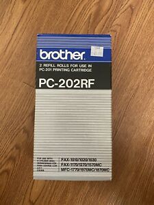 2 Brother PC-201 Printing Cartridge Refill Rolls  PC-202RF