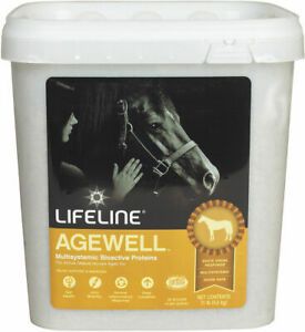 Lifeline Equine Agewell Supplement Mature Horses BioThrive Pellets 15 Pounds