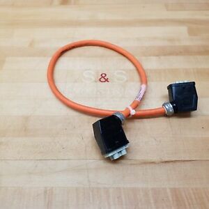 Turck HANQW4-2M-0.75M-HANQW4-2F Cordset, Han Q4/2-M To Han Female, 0.75 Meters