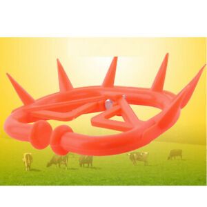25pcs Plastic Calf Weaners Milk Sucking Preventer Cow Nose Thorn Weaner