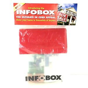 INFOBOX Literature Holder Real Estate Open House Flyer, Crow-Erikson A10