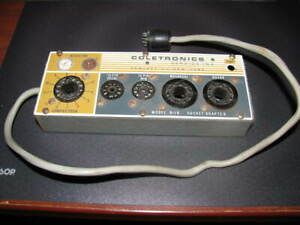 Vtg Coletronics Model B-16 Tube Socket Adapter for Tube Testers Untested