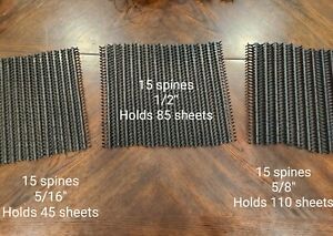 GBC Proclick Binding Spine Variety Bundle Lot 45 spines
