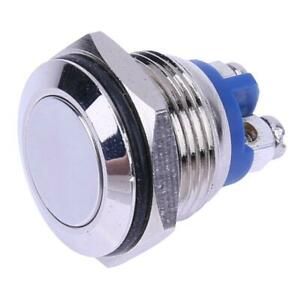 16mm Starter Switch Boat Horn Momentary Stainless Steel Push Button Switch #JD