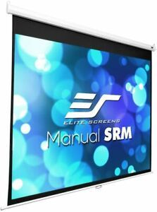 Elite Screens Manual SRM 85&#034; 1:1 Slow Retract Pull Down Projection Screen