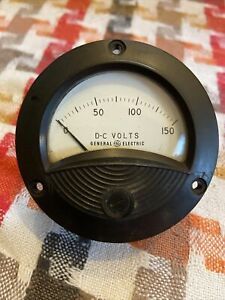 Vintage General Electric Type DC Volts meter 0 - 150V