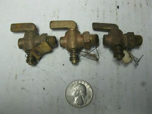 Brass Drain Pet Cock Valve Hit Miss Engines