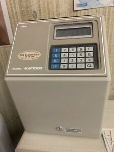 Amano Microder MJR7000 Time Clock
