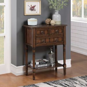 Kendra Hall Table , Dark Oak