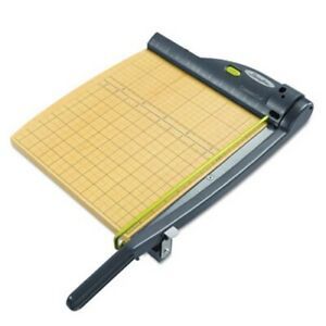 Swingline Laser Trimmer, 15 Sheets, Metal/Wood Base, 12&#034; x 12&#034; (SWI9712)