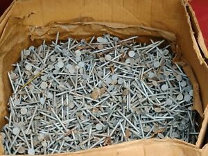 stainless steel roofing nails in a box
