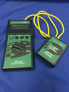 Datacom Textron NETcat LAN Trouble Shooter w/ NETcat Remote Power On Tested ONLY