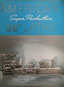 American Tool Super Productive 36” Lathe Radial Shapers Brochure #76
