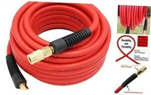 Hybrid Air Hose 3/8-Inch by 50-Feet 300 PSI Heavy Duty, Lightweight, Kink