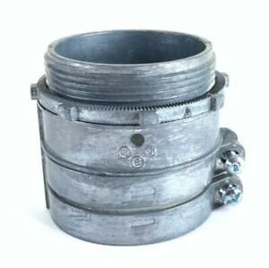 Arlington 2-1/2-Inch Squeeze Connector Zinc Die Cast