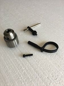 Milwaukee 48-66-1355 Chuck 1/2&#034;-20 RH Thd/w Key &amp; Acc. Fits multiple drills 