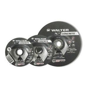 WALTER SURFACE TECHNOLOGIES 08E705 Cut/grind Wheel,T27 7&#034;x1/4x5/8-11&#034;