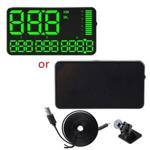 C90 Car HUD Head Up Display GPS Speedometer Speed Display KM/H MPH For Car