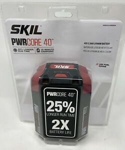 Skil BY8705-00 PWRCore 40V 2.5Ah Cordless Tool LED Fuel Gauge Lithium Battery