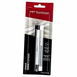 Mono Zero Eraser and Refill Value Pack, Round 2.3mm. Precision Tip Pen Black