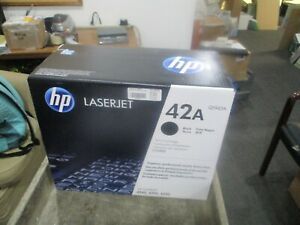 Hewlett Packard Model: Q5942A  Black Toner Cartridge.  42A.  New Sealed Stock &lt;