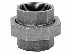 Anvil 8700163051 Black Malleable Iron Pipe Fitting Union 1 in. NPT Female