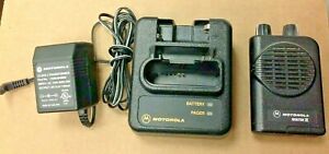 Motorola Minitor 4, Minitor IV, Pager, #A03KUS7238BC, 1 Frequency, Charger VHF