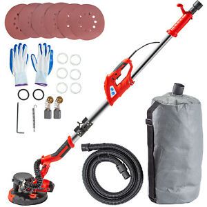 Drywall Sander Electric Drywall Sander 750W Foldable Wall Sander with Vacuum Bag