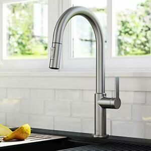 Kraus KPF-2820SFS Oletto Single Handle Pull-Down Kitchen Faucet 17 Inch Spot ...