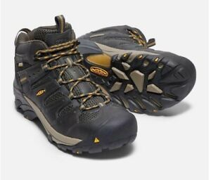 Keen Men&#039;s Lansing Mid Waterproof Steel Toe Utility Shoe Size 8.5D - 1018079D
