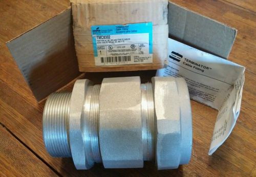 NEW CROUSE HINDS TMC8302 TERMINATOR CABLE FITTING 3&#034; NIB