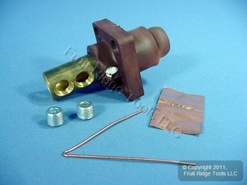 Leviton brown ect 18 series cam female panel receptacle ball nose 400a 18r24-h for sale