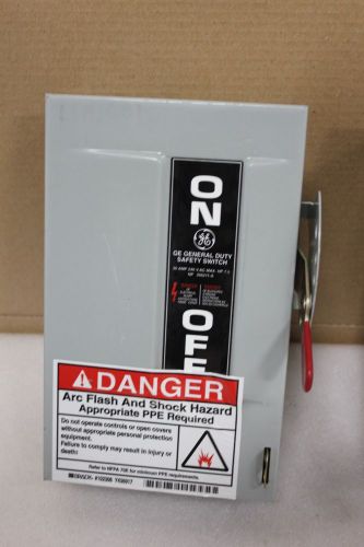 GE DISCONNECT SAFETY SWITCH TG3221 240V 2POLE 30A (S7-3-10H)