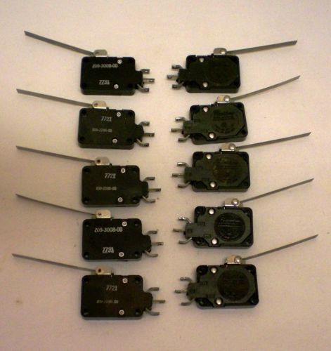 Robert Shaw, Lot of 10 Limit Switches with Lever Arm, SPDT, New, Made in USA