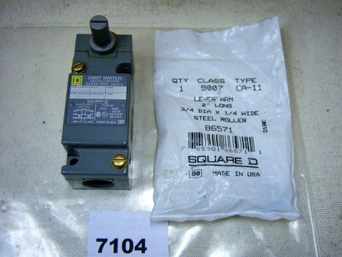 (7104) square d limit switch 9007c66t10 600v 6p same polarity 9007-ca11 for sale