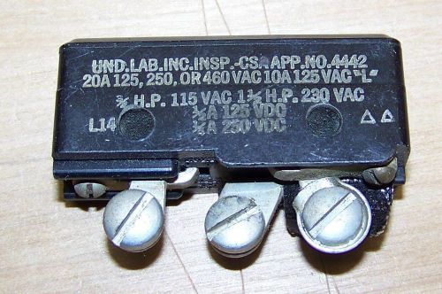 Vtg.micro switch ba-2r708-p3 ms for sale