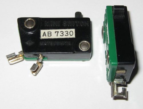 2 X Matsushita Mini Limit Switch - SPST - 12 Amps @ 125 VAC - Quick Connect Term