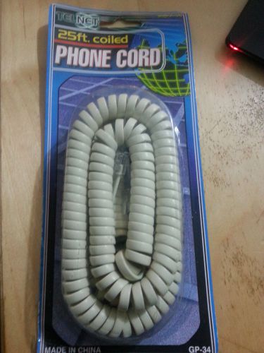 Lot of 23 New in box 25ft Handset Coil Cords.