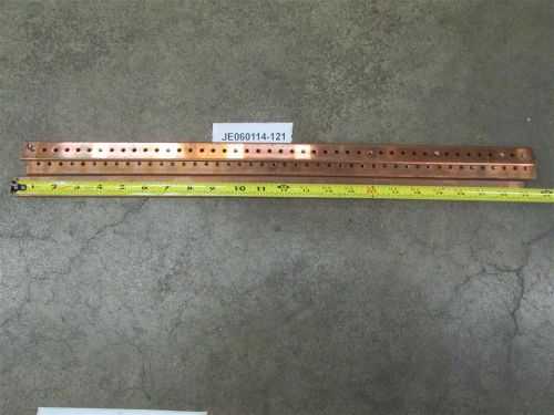Copper Main Bus Bar  1&#034; X 3/16&#034; X 23&#034; Eaton/Cutler Hammer PRL1,2,3, 3PCS.