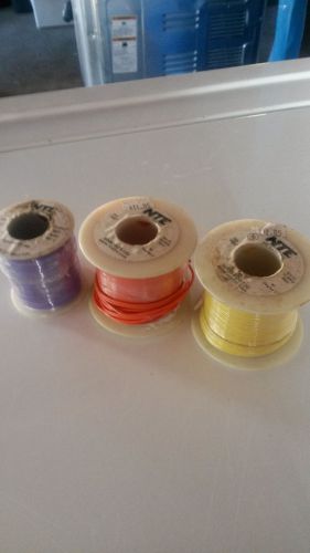 2 100ft rolls 18 awg 1 roll 22 awg  ( 300ft total 3 rools ) for sale