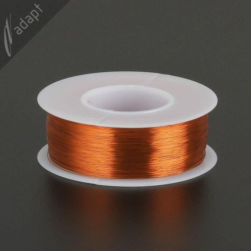 Magnet Wire, Enameled Copper, Natural, 34 AWG, Non-Solder,  200C, ~1/4lb. 1975&#039;