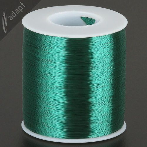Magnet wire, enameled copper, green, 34 awg (gauge), 155c, ~1 lb, 7900&#039; for sale