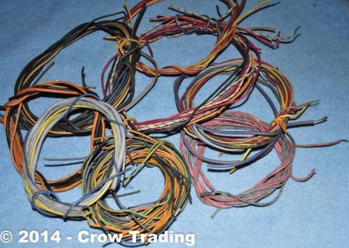 Western Electric 8 Coils Assorted Multi Strand Cloth Wire