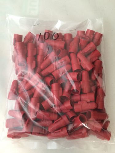 100 18-8 awg red ideal bt2-500jr wire wing nuts 600v  100 pcs bag for sale