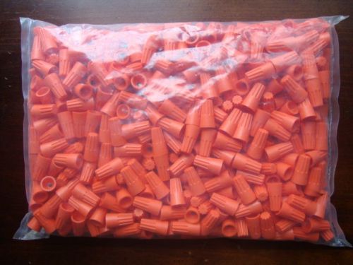 Orange wire-nut wire connectors - 500 pack  act for sale